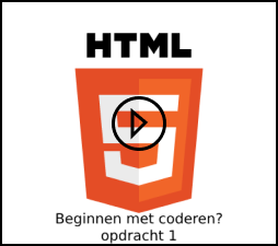 een plaatje met een html logo